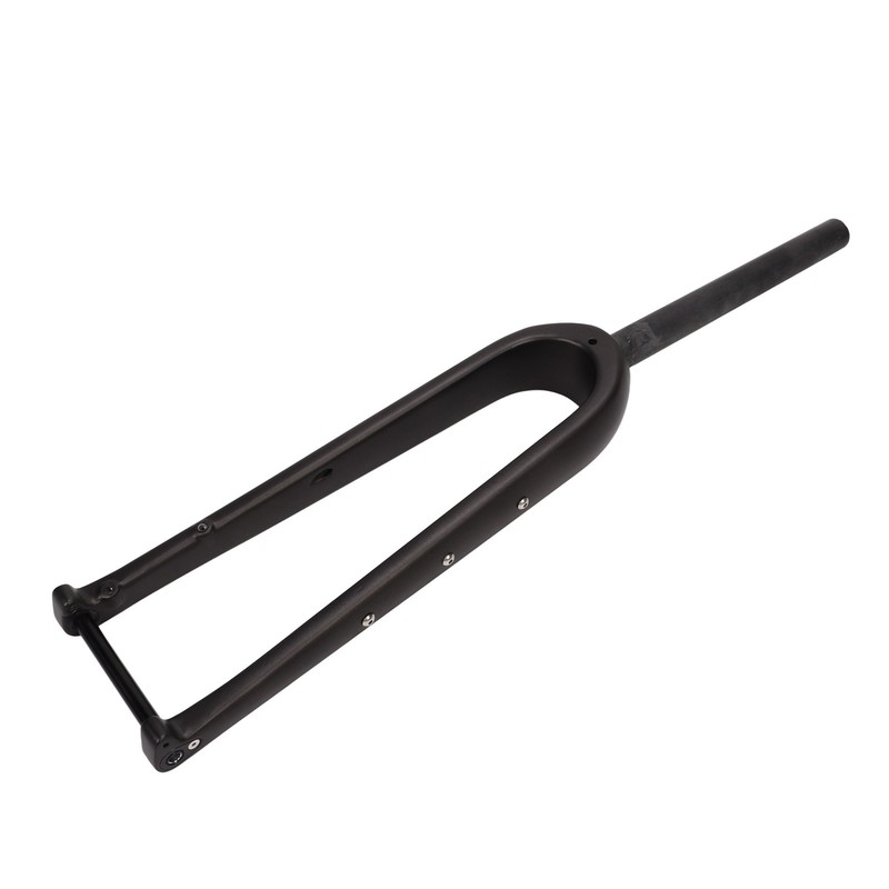 Bike Front Fork Carbon Fiber 100mm Opening Matte Straight Tube
