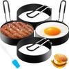 Egg Ring Non Stick, 4 Pack Egg Rings for Frying,