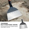 Multifunctional Garden Shovel, Manganese Steel Cleaning Shovel for Weeds and