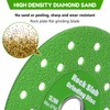 Lothee 5 Pcs Rock Slab Grinding Disc, 4 Inch Glass