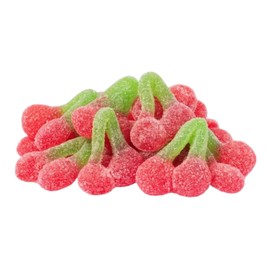 Sugar Kingdom | Sour Gummy Cherry Bulk Candy: Cherry Flavored - 2.2 Pound Bag
