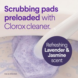 Clorox Scentiva ToiletWand Refills, Lavender and Jasmine, 20 Count