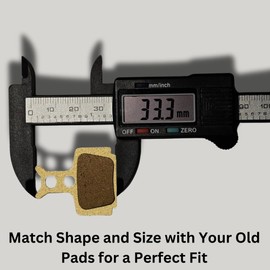 2 Pairs Copper Bicycle Disc Brake Pads for Formula C1, R1, R1R, FR, R0, RX, The One, Mega, CR3, T1