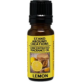 Concentrated Fragrance Oil - Scent - Lemon - True to The Name. Made w/Natural Essential Oils. (.33 fl.oz.)