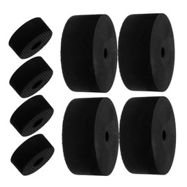 CAXUSD 8Pcs Speaker Isolation Feet Pads Vibration Rubber Cushions for Amplifier Cabinet Furniture Diameter Height Durable Protective for Audio Equipment