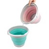 SAMMART 5.5L Foldable Plastic Bucket Collapsible Round Tub Portable Water
