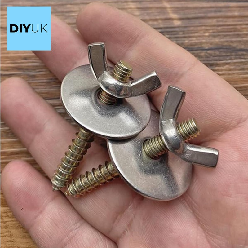 M12 Wing Nuts (Pack of: 2) DIN 315 (American) Zinc