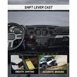 TADYAO Gear Shift Shifter Lever Fit for Polaris Ranger 1000 2018-2021 Polaris Pro XD 2019-2020 Replace 5634266-458, 5633821-458