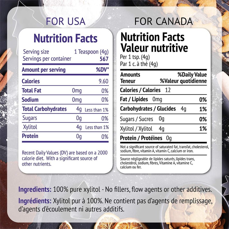 Xlear XyloSweet Plant Sourced Xylitol Sweetener - Pure Natural Sugar