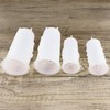 PRETTYLIFE Flower Pillar Candle Molds 4pcs Rose Lily of The