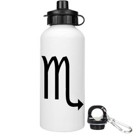 Azeeda 600ml 'Scorpio Sign' Reusable Water/Drinks Bottle (WT00081376)