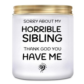 Funny Candle Gift for Mom Dad from Daughter Son -7ozSoy Wax Lavender Long Burn Time Scented Candle- Unique Birthday Gifts Christmas Mother Day Father Day Presents for Mom Dad from Children