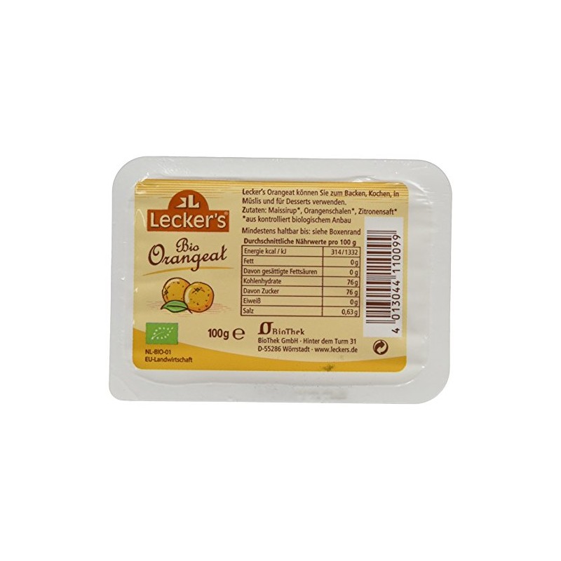 Lecker's Orange Coat, (5 x 100 g) - Organic