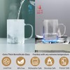 Glass Tea Cup with Infuser and Lid, 400ml Large Borosilicate