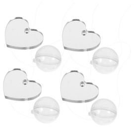 FONDOTIN 4Pcs Betta Fish Mirror Floating Decorations for Fish Tank Betta Tank Decor Aquarium Accessories Betta Fish Training and Exercise Mirror