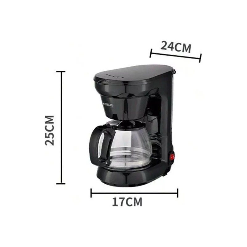Sokany Cafetera Goteo Estilo Europeo Sokany 750 Ml