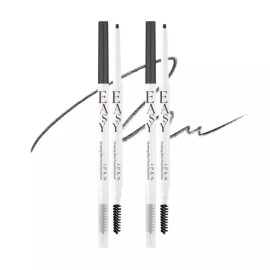 Ippkeun 입큰 아이브로우 펜슬 워터프루프 이지드로잉 슬림 X2 [4호 애쉬 브라운] Ipkn Eyebrow Pencil Waterproof Easy Drawing Slim X2 [No. 4 Ash Brown]
