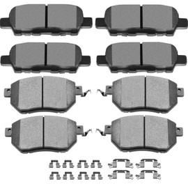 Ceramic Brake Pads Kits,SCITOO 8pcs Brakes Pads Set fit for 2009-2012 for Nissan Murano