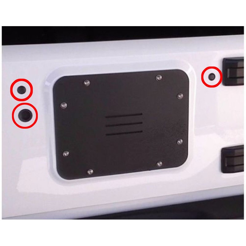 Upper Bound 3 Rubber Tailgate Plugs for Tramp Stamp Spare