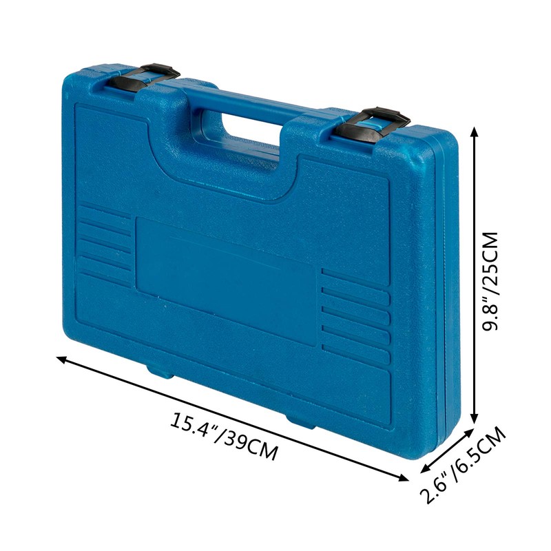 VEVOR Impact Socket Set 1/2 Inches 19 Piece, Deep Socket,