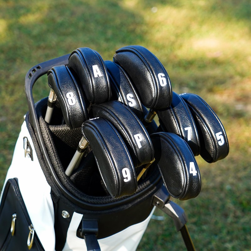 Golf Iron Cover Elastic Closure Wedge Cover Club Head Cover
