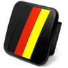 German Flag Trailer Hitch Cover Tube Plug Insert Fits 2"