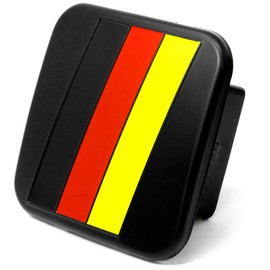 German Flag Trailer Hitch Cover Tube Plug Insert Fits 2" Receivers