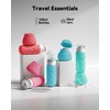 Travel Bottles for Toiletries Silicone Travel Size Containers 3.4oz 1.7oz