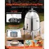 VEVOR Stainless Steel Beverage Dispenser, 2.7 Gallon Drink Dispenser with