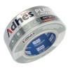 Cinta Americana Adhesiva Adhes Plata 50m Espesor 170