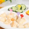 BWESOO 8 Pcs Fun Bento Picks Set, Plastic Bento Picks,