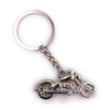 H-Customs Chopper Bike Motorcycle silver key pendant