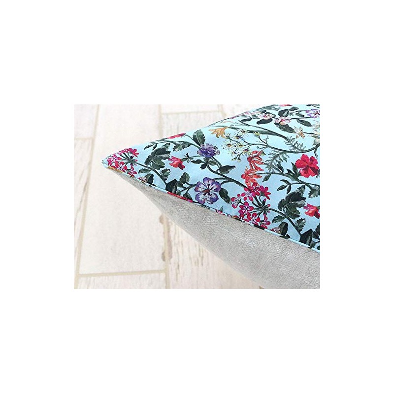 DDintex FLORET LONDON Cushion Cover Rockwood Blue 45x45cm [With Liberty