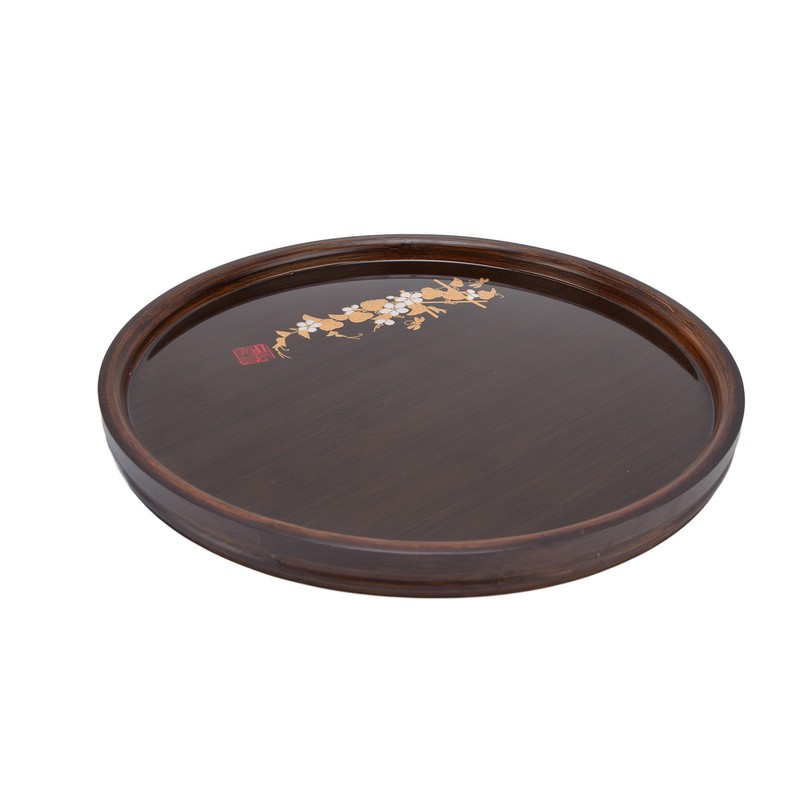 Bamboo Tea Tray Japanese Simple Novel Beautiful Resin Walnut Tea
