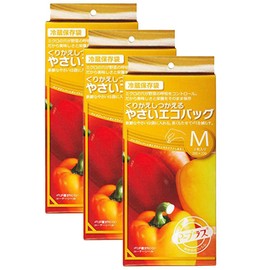 [Bulk Purchase] P-Plus Reusable Gentle Eco Bag, Size M, Pack of 3 x 3 Packs
