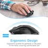 HXSJ T40 T40 Wireless Mouse 2.4G+BT5.1+BT5.1 USB Receiver Triple Modes