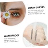 FRCOLOR 30 Pcs Imitation Eco Eyebrow Sticker Water Proof Stickers