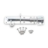 Infinity Decor Zinc 6” 150mm Iron Brenton Padlock Bolt Door
