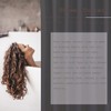 Waterproof Fabric Shower Curtain Thick Bathroom Curtain (Grey, 180x180cm)