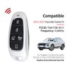 2 Keylessbest Replacement for 2023 Hyundai Santa Fe Key Fob