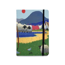 "Hand Wash Only" Flexible Pocket Notebook by Thomas Joseph - Funny Sheep