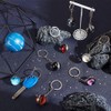 OLYCRAFT 8 Pieces Solar System Planet Key Chain Pendant Crystal