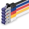1aTTack.de 5x 1.0 M CAT7 Netzwerkkabel - 10 Gigabit -