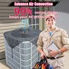 ARTLLON Air Conditioner Covers for Outside Unit 32''x32'', Central Mesh