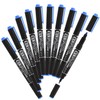 Zebra B-WKCR1-DB Highlighter, Optex Care, Dark Blue, 10 Pieces