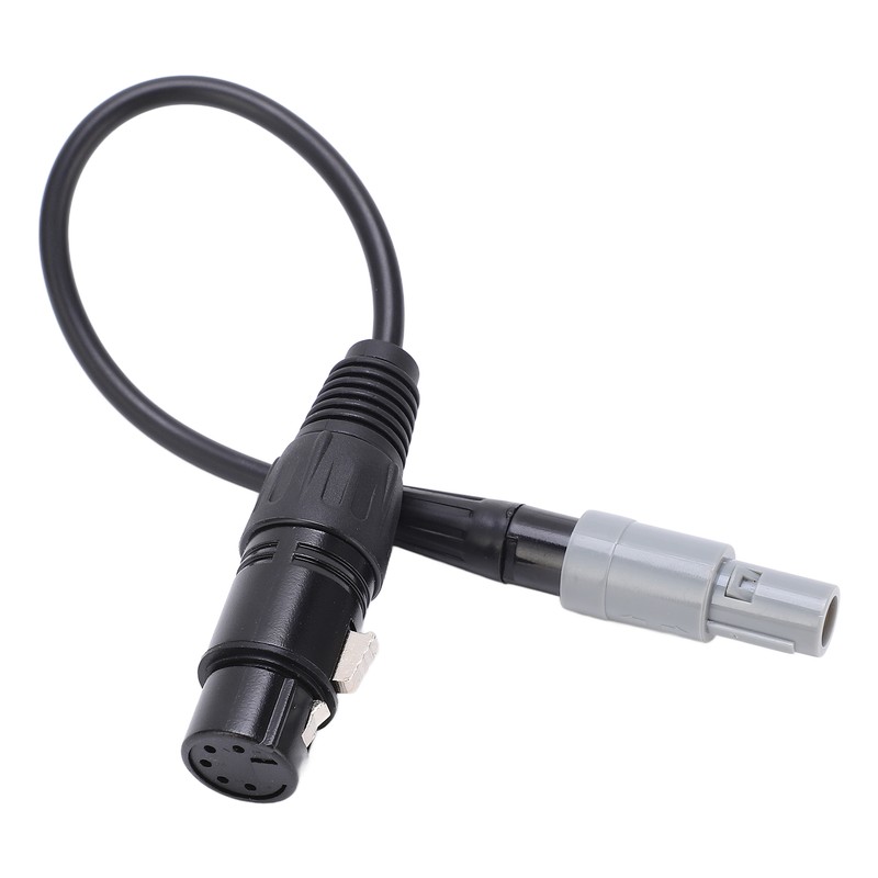 Aviation Headset Adapter 6pin LEMO to 5pin XLR High Density