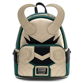 Loungefly Loki Loki Women Mini Backpacks Multicolour, Faux Leather,