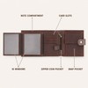 Men's Genuine Cow Leather RFID Wallet with Coin Pocket &