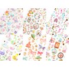 DERAYEE Reward Seal, 3D 3D, Foil Stamping, Translucent Notebook, Sticker,