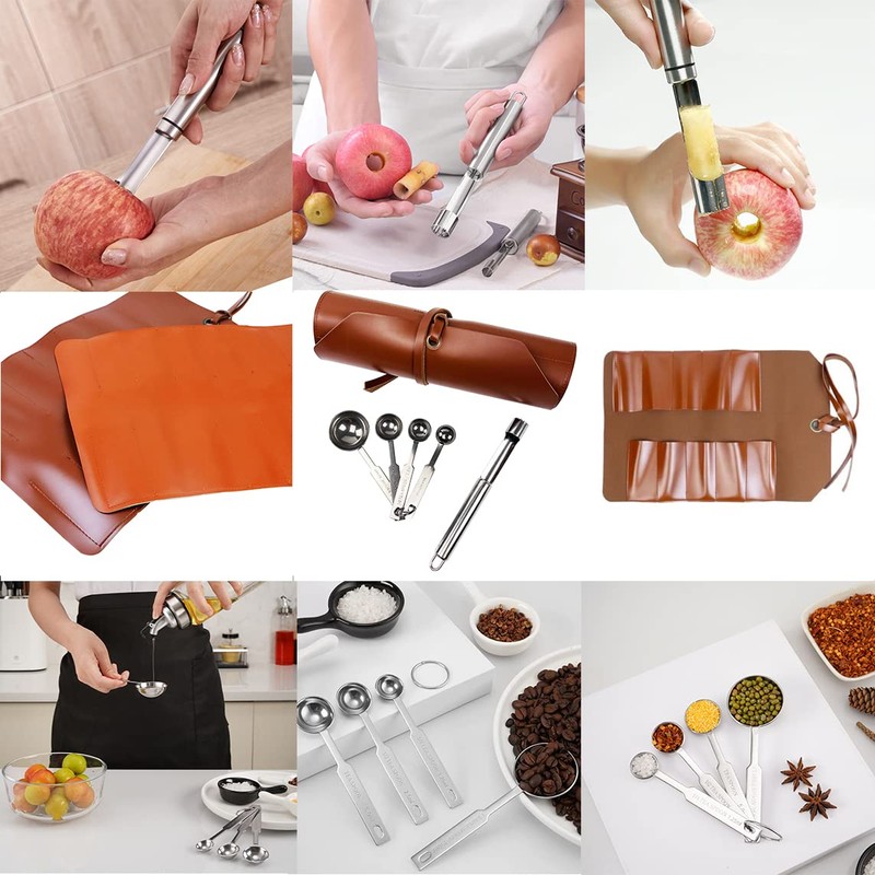 DUEBEL Professional Chef Plating Kit, 12 Piece Culinary Plating Set,